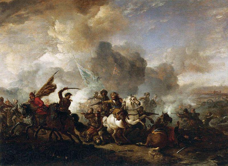 Pieter Wouwerman Skirmish of Horsemen between Orientals and Imperials France oil painting art